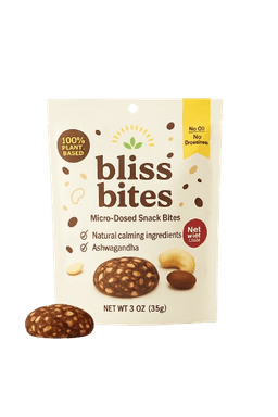 Bliss Bites colorful packaging